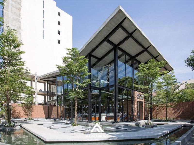 thiet ke quan cafe phong cach cong nghiep 8