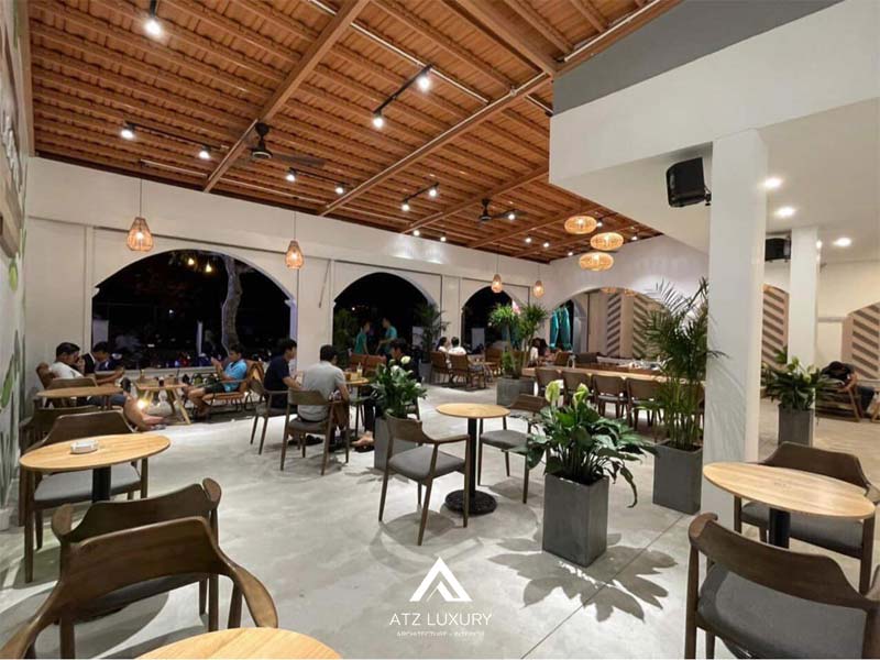 thiet ke quan cafe phong cach dong duong 15