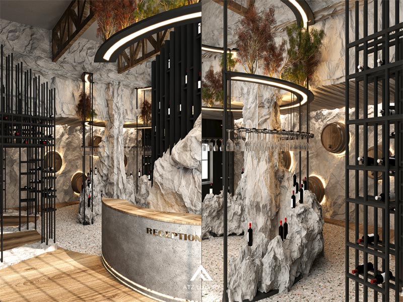 thiet ke showroom ruou