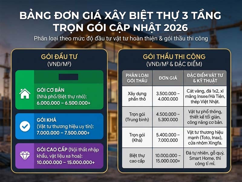 bao gia xay biet thu 3 tang 1