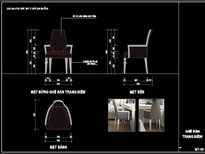 thu vien cad ban ghe 1