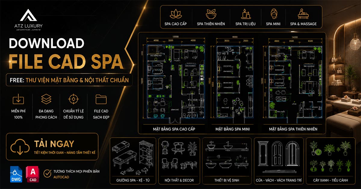 thu vien file cad spa mien phi
