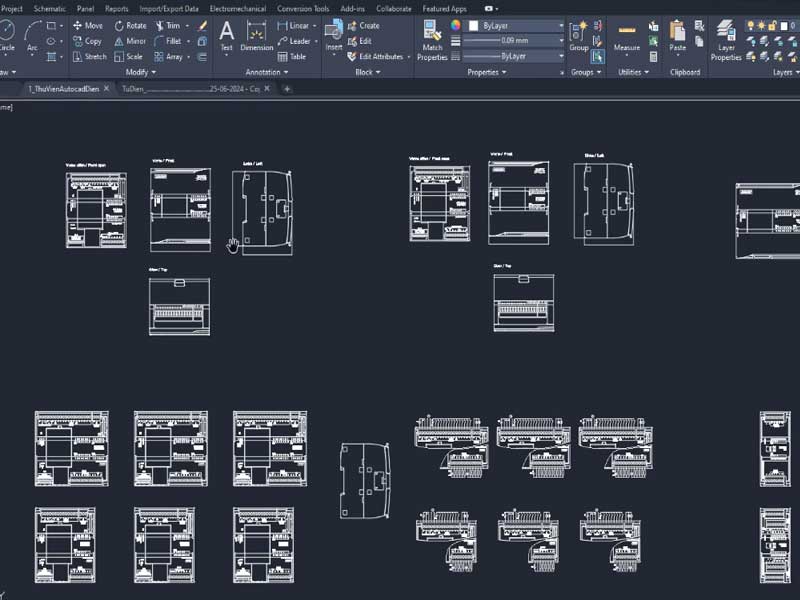 file cad dien cong nghiep