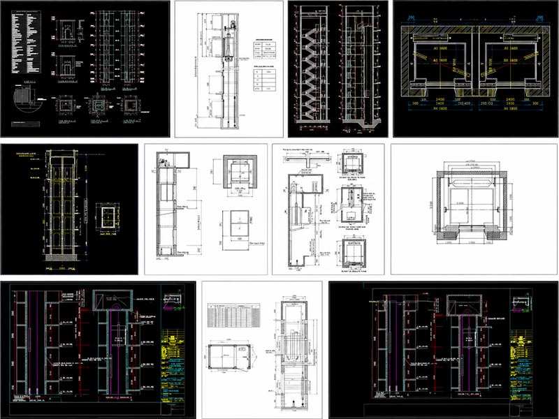 thu vien cad thang may mien phi